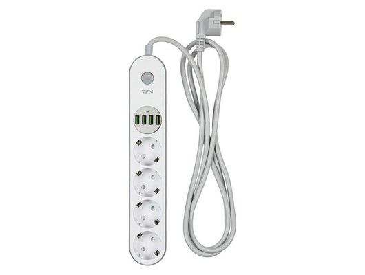 Сетевой фильтр TFN Power6 белый (TFN-Power6WH)